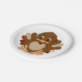 Thanksgiving - Bord aangepast papier/klauw Turkije (Gekanteld)