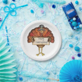 Thanksgiving - Bord op papier/Turkije (Feest)