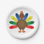 Thanksgiving - Bord op papier/Turkije (Voorkant)