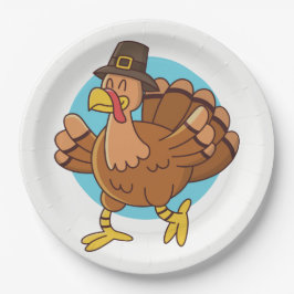 Thanksgiving bord papier Turkije