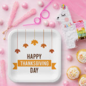 Thanksgiving Borden papier Turkije Papieren Bordje (Feest)