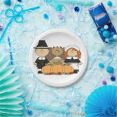 Thanksgiving Borden/proefprogramma's voor aangepas Papieren Bordje (Feest)