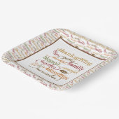 Thanksgiving: borden voor collage papier papieren bordje (Gebogen)