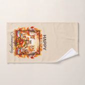 Thanksgiving bosdieren herfstbladeren handdoek (Handdoek)