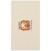 Thanksgiving bosdieren herfstbladeren tafelkleed (Voorkant)