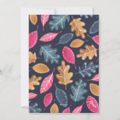 Thanksgiving Bosland Feestdagenkaart (Achterkant)