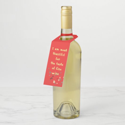Thanksgiving - Bottle Hanger Labels (Schuin)