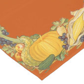 Thanksgiving Bountiful Harvest Cloth Table Runner Lange Tafelloper (Hoek)