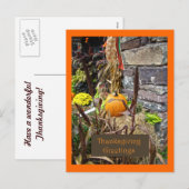 Thanksgiving Bounty Feestdagenkaart (Voorkant / Achterkant)