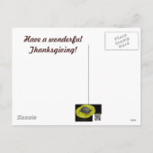 Thanksgiving Bounty Feestdagenkaart (Achterkant)