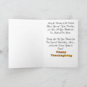 Thanksgiving Bounty Wenskaart Feestdagen Kaart (Binnen)