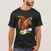 Thanksgiving Bowl Bowler Strike Pin Sport Turkije  T-shirt (Voorkant)