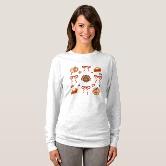 Thanksgiving Bows Shirt (Voorkant volledig)