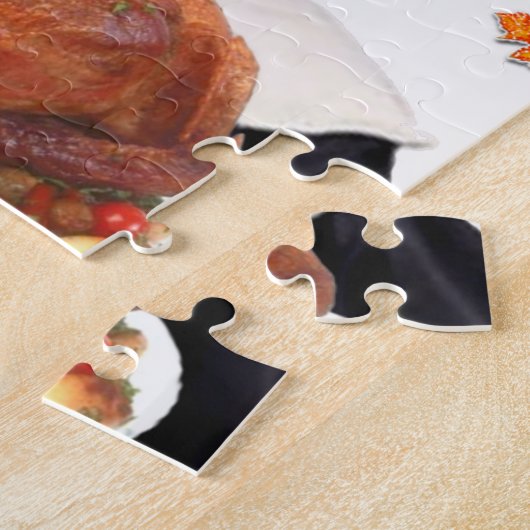 Thanksgiving Boxer Dog Legpuzzel (Zijkant)