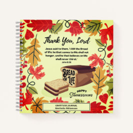 Thanksgiving BREAD LIFE Gratitude Journal Notitieboek