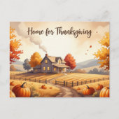 Thanksgiving Briefkaart (Voorkant)