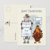 Thanksgiving Briefkaart (Voorkant / Achterkant)