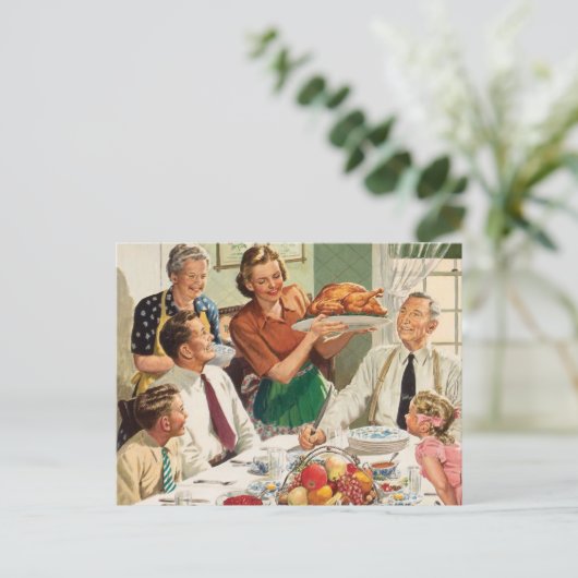 Thanksgiving Briefkaart (Staand voorkant)