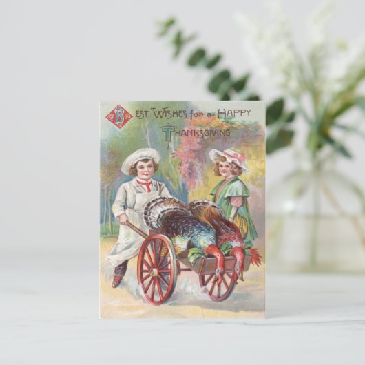 Thanksgiving Briefkaart (Staand voorkant)