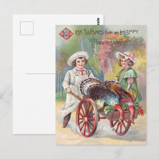  Thanksgiving Briefkaart (Voorkant / Achterkant)