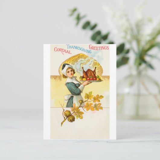 Thanksgiving Briefkaart (Staand voorkant)