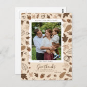 Thanksgiving Briefkaart (Voorkant / Achterkant)