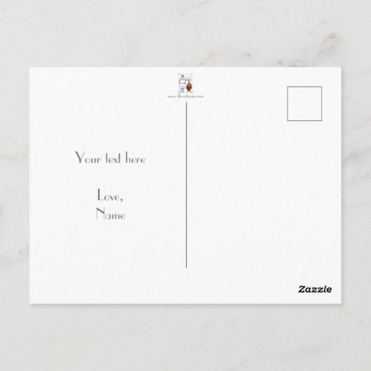 Thanksgiving Briefkaart (Achterkant)