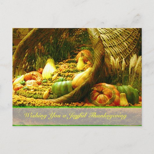 Thanksgiving Briefkaart (Voorkant)
