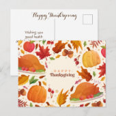 Thanksgiving Briefkaart (Voorkant / Achterkant)