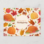 Thanksgiving Briefkaart (Voorkant)