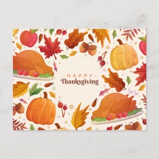 Thanksgiving Briefkaart (Voorkant)