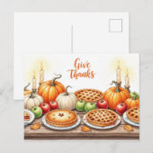 Thanksgiving Briefkaart (Voorkant / Achterkant)