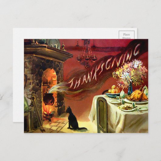 Thanksgiving Briefkaart (Voorkant / Achterkant)