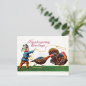Thanksgiving Briefkaart (Staand voorkant)
