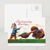Thanksgiving Briefkaart (Voorkant / Achterkant)