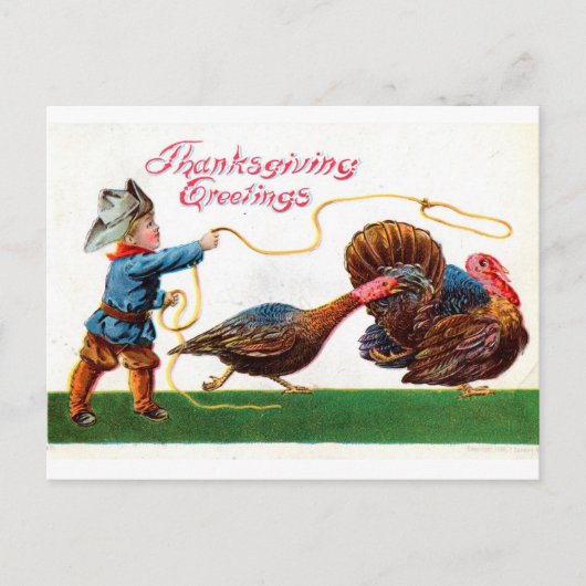 Thanksgiving Briefkaart (Voorkant)