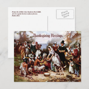 Thanksgiving.  Briefkaart