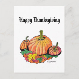 Thanksgiving briefkaart