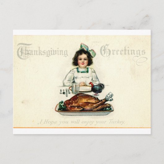 Thanksgiving Briefkaart (Voorkant)