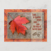 Thanksgiving Briefkaart (Voorkant)