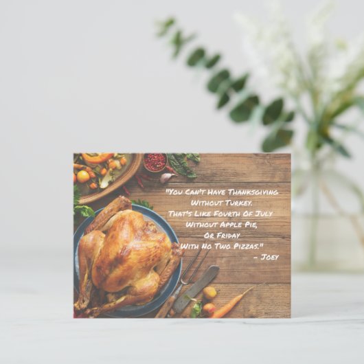 Thanksgiving Briefkaart (Staand voorkant)