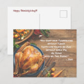 Thanksgiving Briefkaart (Voorkant / Achterkant)