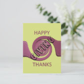 Thanksgiving Briefkaart (Staand voorkant)