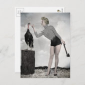  Thanksgiving Briefkaart Meisjes (Voorkant / Achterkant)