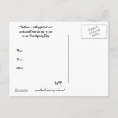 Thanksgiving Briefkaart Uitnodigen (Achterkant)