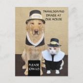 Thanksgiving Briefkaart/uitnodiging Uitnodiging Briefkaart (Voorkant)