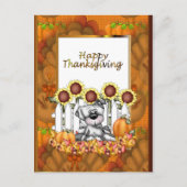 Thanksgiving briefkaart vakantiedag (Voorkant)