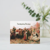 Thanksgiving. Briefkaarten voor fijne kunst (Staand voorkant)