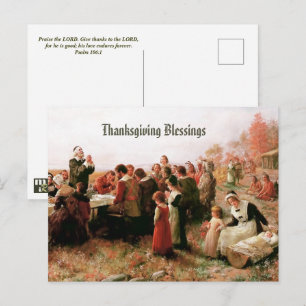 Thanksgiving. Briefkaarten voor fijne kunst