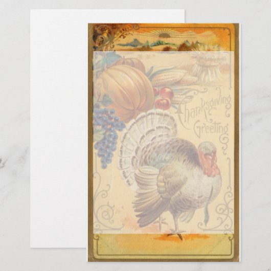  Thanksgiving Briefpapier (Voorkant / Achterkant)